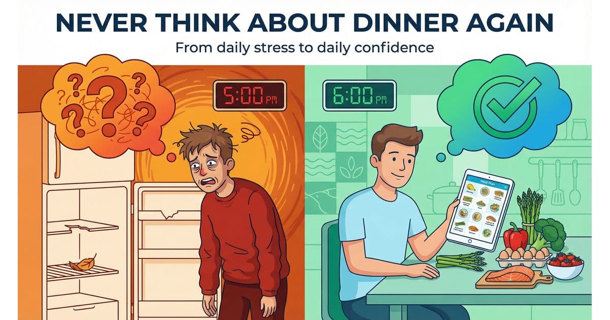 Never Think About Dinner Again: How AI Meal Planning Eliminates Decision Fatigue